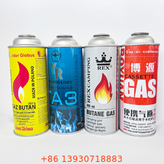 CMYK que imprime la presión estallada Mpa del bote 1,4 del gas del butano del metal