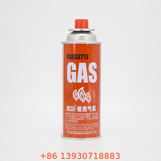 CMYK que imprime el bote recargable del gas del butano para la capacidad de la estufa que acampa 400ml