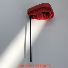 Boquilla de pulverización de aerosoles negra con tubo de extensión de caudal de 2,5-3,5 L/min