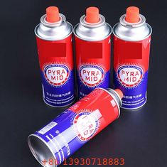 Canister de gas de butano de hojalata para olla caliente con logotipo personalizado