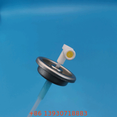 Válvula de aerosoles de aluminio medido de plata para la compatibilidad universal