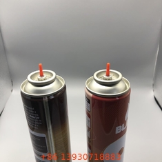 Válvula de reabastecimiento de lámparas de gas de copa de montaje de ambos lados para reabastecimiento de gas de lámparas de butano universales