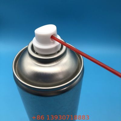 Válvula de pulverización para limpiador de carburador universal de 1 pulgada con actuador y pajita para latas de aerosol