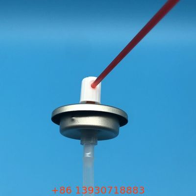 Válvula de pulverización de aerosoles para inyectores de combustible de precisión con junta resistente a productos químicos