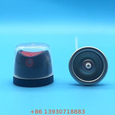 Válvula de pulverización corporal de desodorante con construcción de metal resistente a fugas