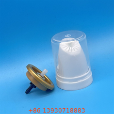 Válvula de pulverización de aluminio invertida con mousse de pelo de aerosoles confiable - Disposición de precisión