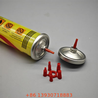 Válvula de recarga de gas para encendedores de alto rendimiento con adaptador para uso intensivo y alta tolerancia a la presión