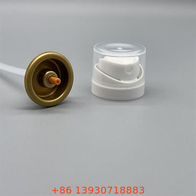 Válvula de pulverización de desodorante de aluminio de 53 mm para productos de cuidado corporal