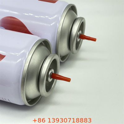 Válvula de recarga de encendedor de butano de 1 pulgada con junta de Buna y resorte de acero inoxidable