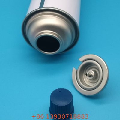 High-Flow Industrial Gas Canister Valve for Manufacturing and Metalworking Applications with Tamper-Proof Design