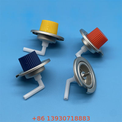 Precisión de la válvula de la lata de butano ideal para antorchas portátiles de campamento utensilios de cocina