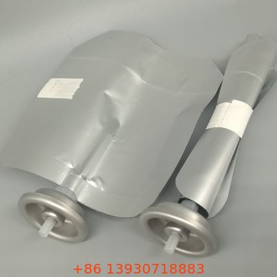 Válvula de bolsa en lata macho de alto flujo para una entrega suave de spray cosmético