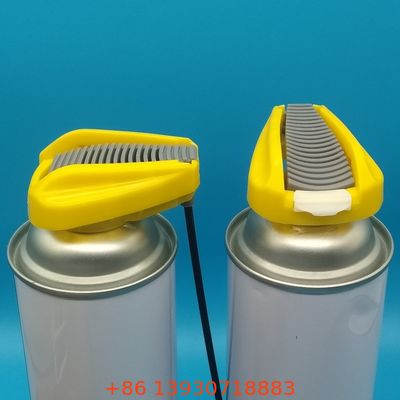 Capuchón de disparo doble plegable para envases cosméticos y domésticos