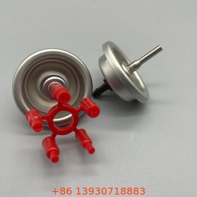 Válvula de recarga de gas para encendedor de aerosol compatible con conjunto de válvula de recarga de alta seguridad