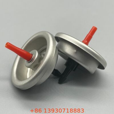 Válvula de recarga de gas para encendedor de aerosol para latas de recarga de butano