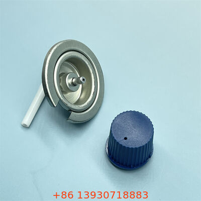 Válvula de estufa de gas portátil con gorro rojo de alta visibilidad para entusiastas del aire libre