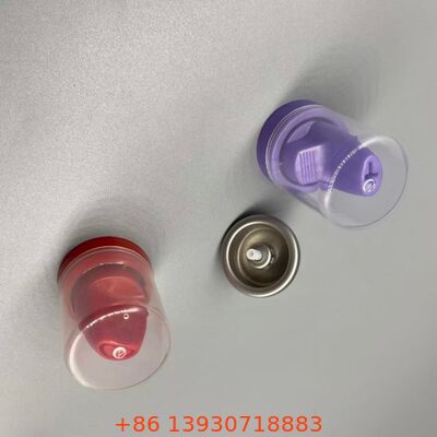 Válvula de pulverización de aerosoles de aluminio invertido para mousse capilar con sistema de distribución de 360 grados resistente a la corrosión