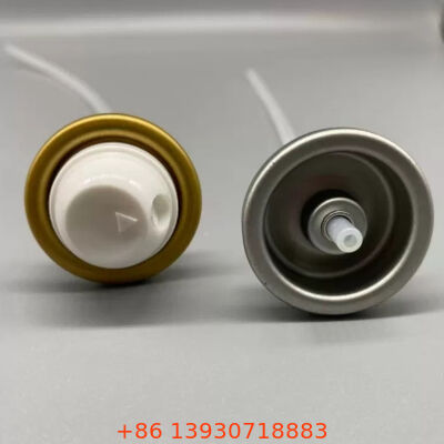 Válvula de pulverización de cuerpo de desodorante unisex de niebla continua de 53 mm para aplicaciones de aerosoles