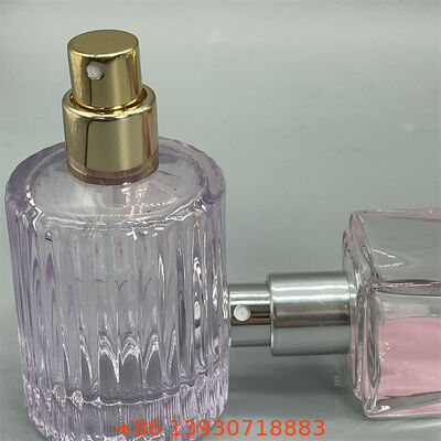 Bomba de perfume de aluminio mate, boquilla de pulverización de fragancias metálicas para botella de perfume cosmético