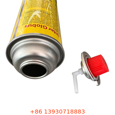 Válvula de gas de butano confiable con tallo especial para el control del combustible