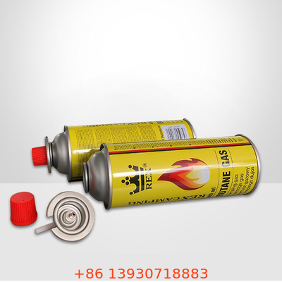 Válvula de gas butano para acampar de 25,4 mm para latas de aerosol de pared recta