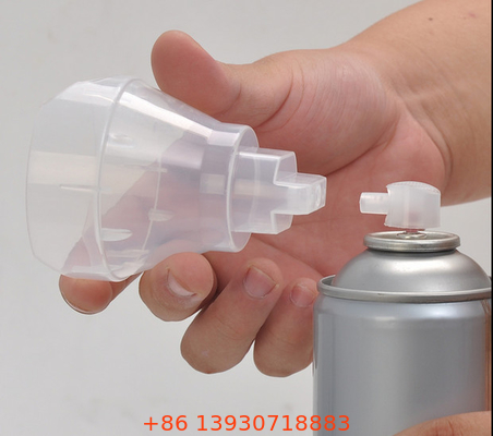 Válvula de pulverización de oxígeno en aerosol de 25,4 mm con máscara