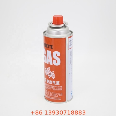 Válvula de gas butano para acampar de 25,4 mm para latas de aerosol de pared recta