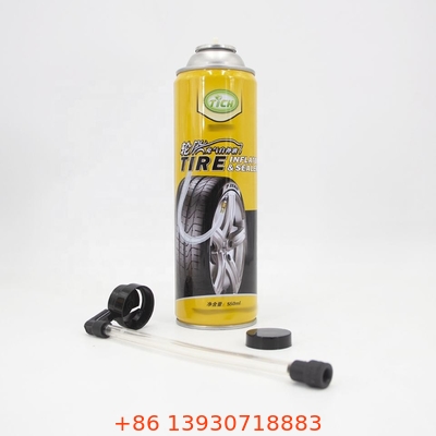 Cubiertas de aerosol para inflador de neumáticos en aerosol
