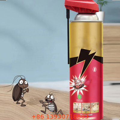 Rociador de boquilla de cabezal de aerosol resistente a productos químicos con tubo de extensión y bloqueo