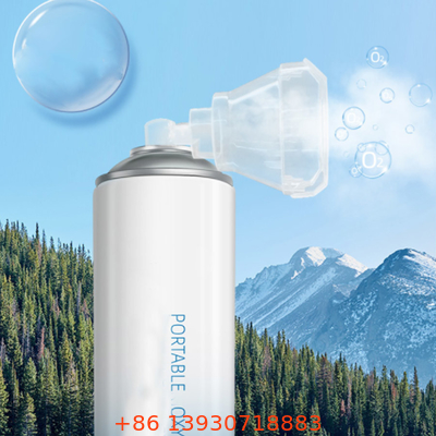 Tapas de latas de aerosol de botella de oxígeno de alta resistencia con boquilla de máscara