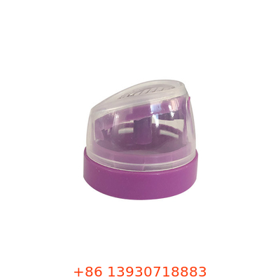 Durable Purple 35mm Aerosol Spray Cap para lata de aluminio del bote