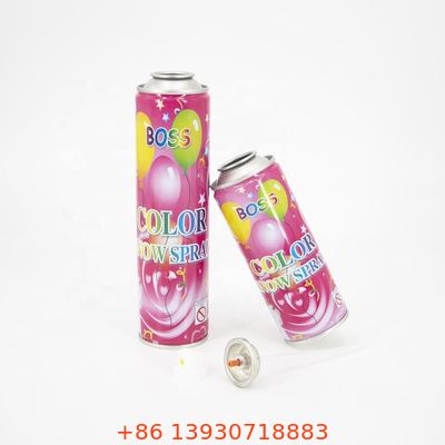 Válvula de dispensador de nieve, válvula de aerosoles de vapor de nieve confiable para la producción de la lata de nieve artificial, celebración y decoración navideña