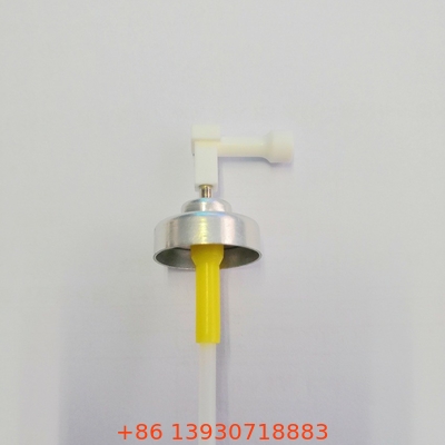 Válvula de aerosol medida resistencia química 20 mm para latas de aerosol de cuidado personal