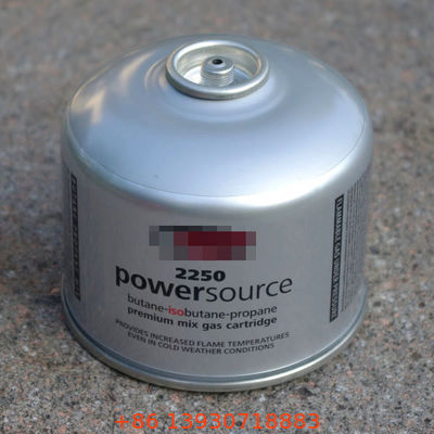 Botella de gas butano de tamaño viaje para furgonetas camper, con diseño que ahorra espacio y fácil almacenamiento
