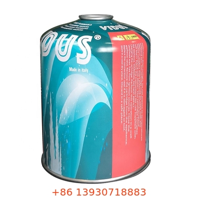 diámetro del cartucho 106m m del gas de la mezcla del propano del butano del bote del gas del butano 450g