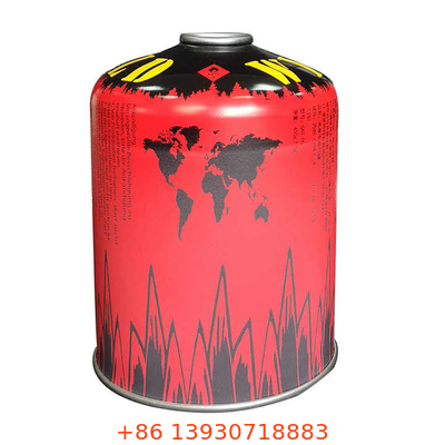 diámetro del cartucho 106m m del gas de la mezcla del propano del butano del bote del gas del butano 450g