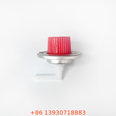 Salida anti durable válvula portátil de la poder del gas de 1 pulgada con los casquillos rojos