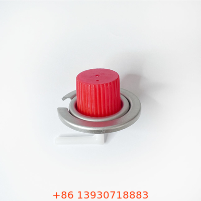 Salida anti durable válvula portátil de la poder del gas de 1 pulgada con los casquillos rojos