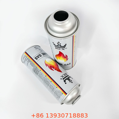 Depósito de gasolina de cierre automático del butano del metal con la válvula de descarga de presión