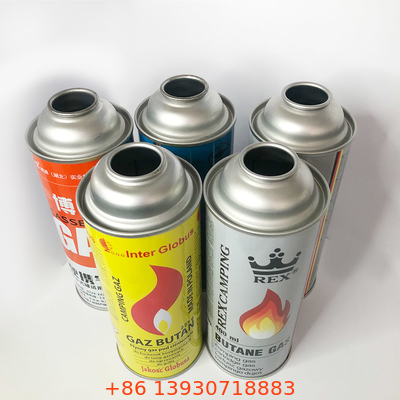Tarro recto del gas del butano de la pared para el gas del butano y el gas de encendedor