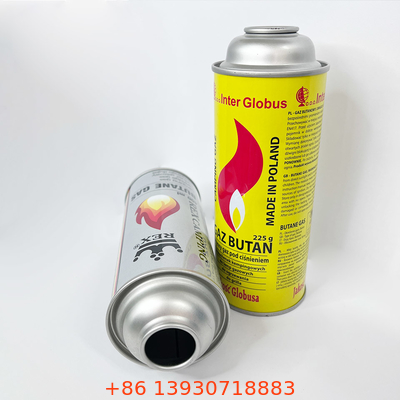 bote del bote 1X del gas del butano 220g/227g para la estufa que acampa de la BARBACOA del hogar