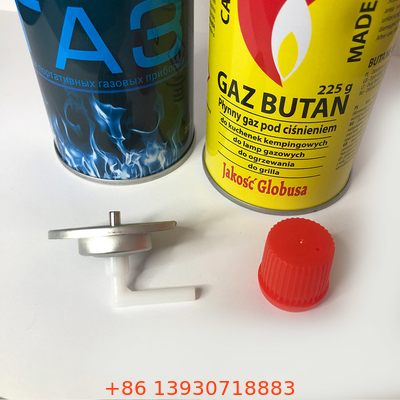 Tarro recto del gas del butano de la pared para el gas del butano y el gas de encendedor