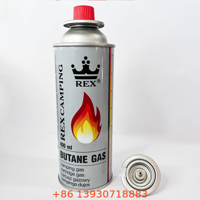 Forma recta al aire libre de la pared de Mini Portable Butane Gas Canister 65m m