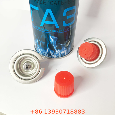 Forma recta al aire libre de la pared de Mini Portable Butane Gas Canister 65m m