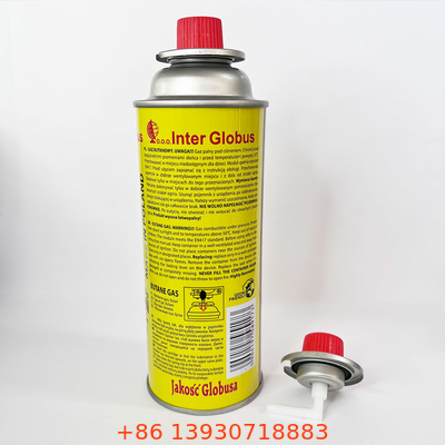 Cartuchos recargables del gas del butano 190g de la hojalata 220g del bote vacío del gas