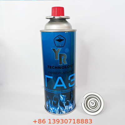 Cartuchos recargables del gas del butano 190g de la hojalata 220g del bote vacío del gas