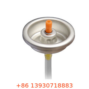 Válvula de aerosol para sprays de brillo capilar diseñada para una niebla fina, suave y uniforme