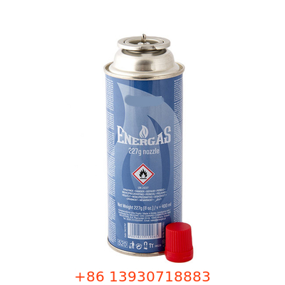 Capacidad de cocinar al aire libre del bote 400ml del combustible del butano para la estufa del casete