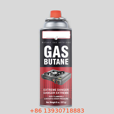 El artículo apagado fijó la impresión del peso portátil del cartucho 227g de la estufa de gas
