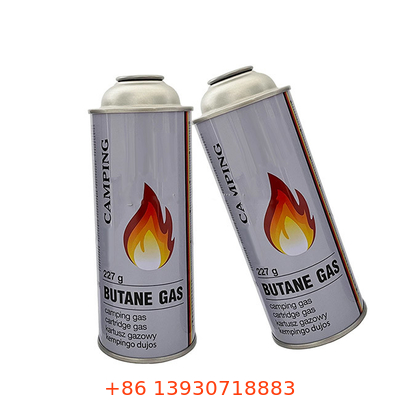 Con seguridad poder recargable del butano del gas de los botes 227g de Gasone del combustible del butano